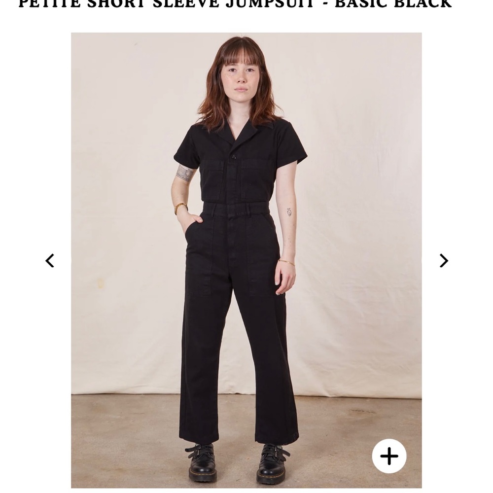 Big Bud Press black shortsleeved jumpsuit